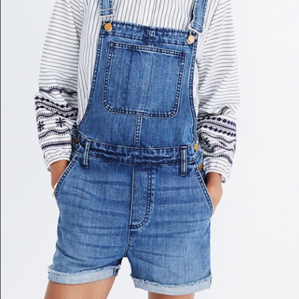 Madewell Short Overalls